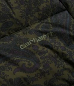 Carhartt Springfield Jacket - Paisley Print / Plant / Black -FLATSPOT Sales CarharttSpringfieldJacket PaisleyPrint Plant Black 3