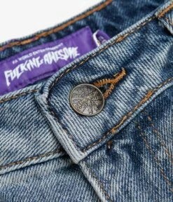 Fucking Awesome Riveting Shorts - Blue -FLATSPOT Sales FuckingAwesomeRivetingShorts Blue 5