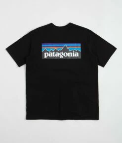 Patagonia P-6 Logo Responsibili-Tee T-Shirt - Black