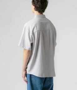 Polar Bob Short Sleeve Shirt - Grey -FLATSPOT Sales Polar Bob Short Sleeve Shirt grey 3
