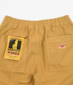 Service Works Classic Chef Shorts - Tan -FLATSPOT Sales ServiceWorksClassicChefShorts Tan 5