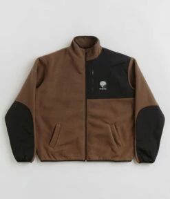 Baglady Zip Up Fleece - Tawny Brown