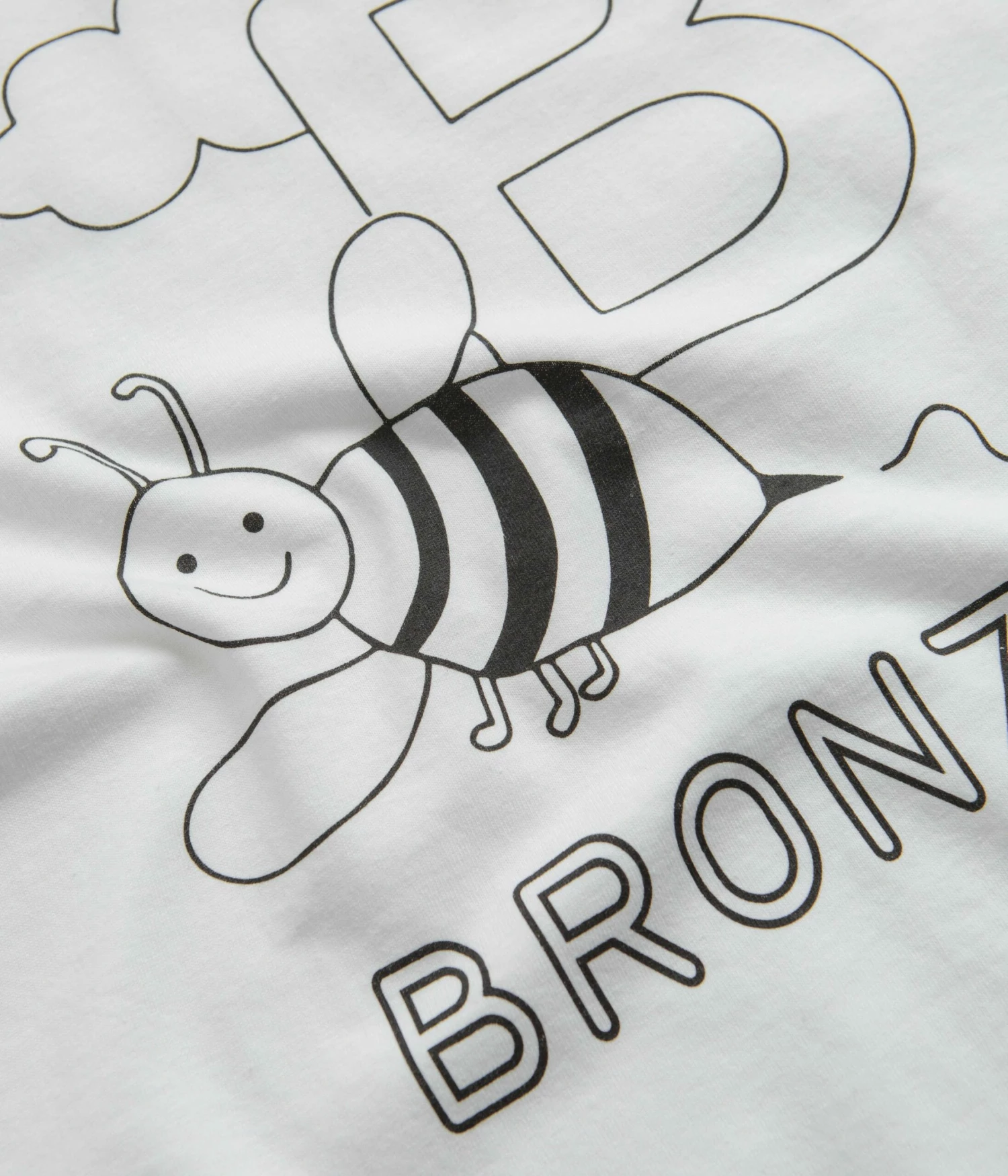 Bronze 56K B Is For Bronze T-Shirt - White 4 Bronze 56K B Is For Bronze T-Shirt - White - Image 2