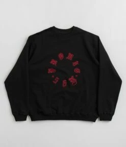 Bronze 56K Old E Circle Crewneck Sweatshirt - Black