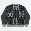 Bronze 56K Old E Crewneck Sweatshirt - Black / Grey