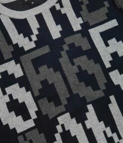 Bronze 56K Old E Crewneck Sweatshirt - Black / Grey 8 Bronze 56K Old E Crewneck Sweatshirt - Black / Grey -FLATSPOT Sales bronze 56k old e crewneck sweatshirt black grey 3