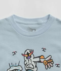 Bronze 56K Significant Other T-Shirt - Powder Blue -FLATSPOT Sales bronze 56k significant other t shirt powder blue 3