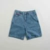 Butter Goods Baggy Denim Shorts - Washed Indigo -FLATSPOT Sales butter goods baggy denim shorts washed indigo 1