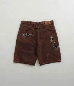 Butter Goods Critter Baggy Denim Shorts - Brick -FLATSPOT Sales butter goods critter baggy denim shorts brick 3