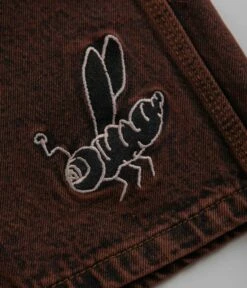 Butter Goods Critter Baggy Denim Shorts - Brick -FLATSPOT Sales butter goods critter baggy denim shorts brick 4