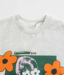 FLATSPOT Sales -FLATSPOT Sales butter goods dazed crewneck sweatshirt ash grey 2