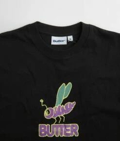 Butter Goods Dragonfly T-Shirt - Black -FLATSPOT Sales butter goods dragonfly t shirt black 2