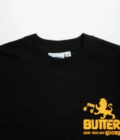 Butter Goods Grow T-Shirt - Black -FLATSPOT Sales butter goods grow t shirt black 4
