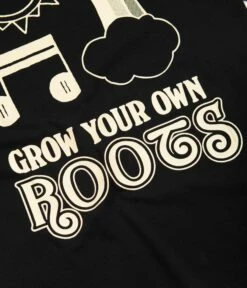 Butter Goods Grow T-Shirt - Black -FLATSPOT Sales butter goods grow t shirt black 5