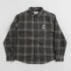 Butter Goods Rodent Flannel Shirt - Black / Grey -FLATSPOT Sales butter goods rodent flannel shirt black grey 1