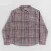 Butter Goods Rodent Flannel Shirt - Pink / Grey -FLATSPOT Sales butter goods rodent flannel shirt pink grey 1