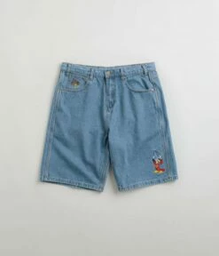Butter Goods Sorcerer Baggy Denim Shorts - Washed Indigo