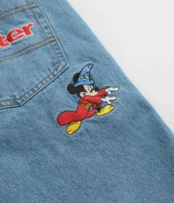 Butter Goods Sorcerer Baggy Denim Shorts - Washed Indigo -FLATSPOT Sales butter goods sorcerer baggy denim shorts washed indigo 9