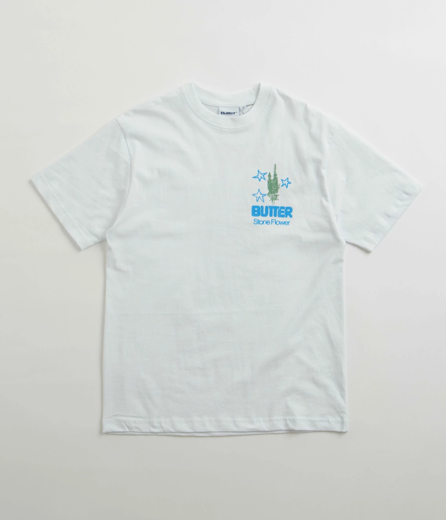 Butter Goods Stone Flower T-Shirt - White 4 Butter Goods Stone Flower T-Shirt - White - Image 2