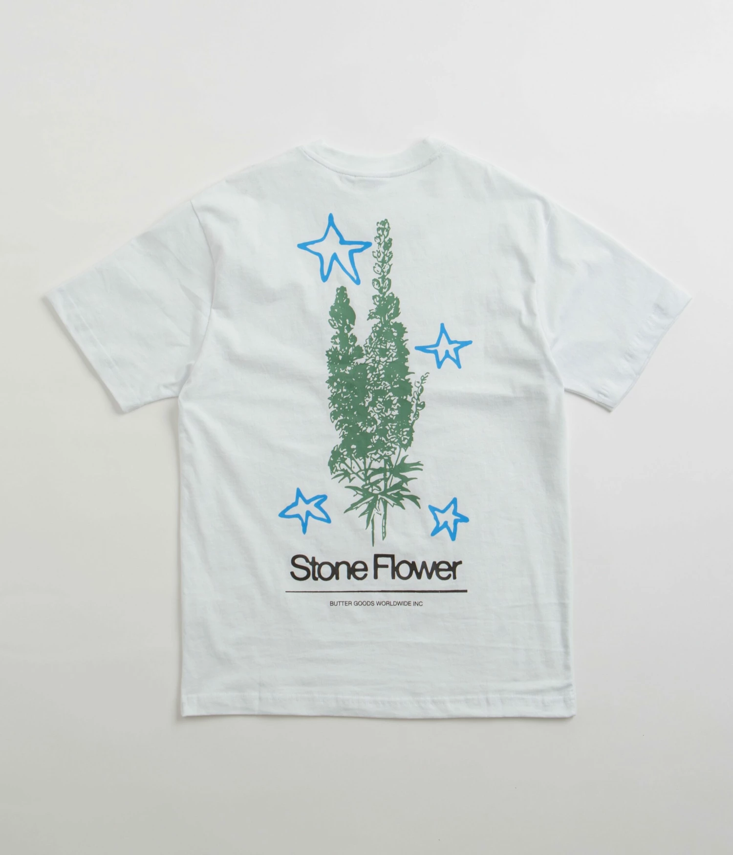 Butter Goods Stone Flower T-Shirt - White 3 Butter Goods Stone Flower T-Shirt - White