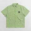 Butter Goods Terrain Short Sleeve Shirt - Lime / Black