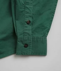 Butter Goods Washed Pocket Shirt - Fern -FLATSPOT Sales butter goods washed pocket shirt fern 4