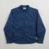 Butter Goods Washed Pocket Shirt - Work Blue -FLATSPOT Sales butter goods washed pocket shirt work blue 1