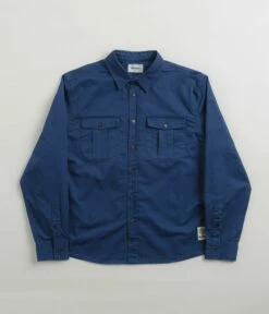 Butter Goods Washed Pocket Shirt - Work Blue