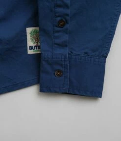 Butter Goods Washed Pocket Shirt - Work Blue 11 Butter Goods Washed Pocket Shirt - Work Blue -FLATSPOT Sales butter goods washed pocket shirt work blue 5