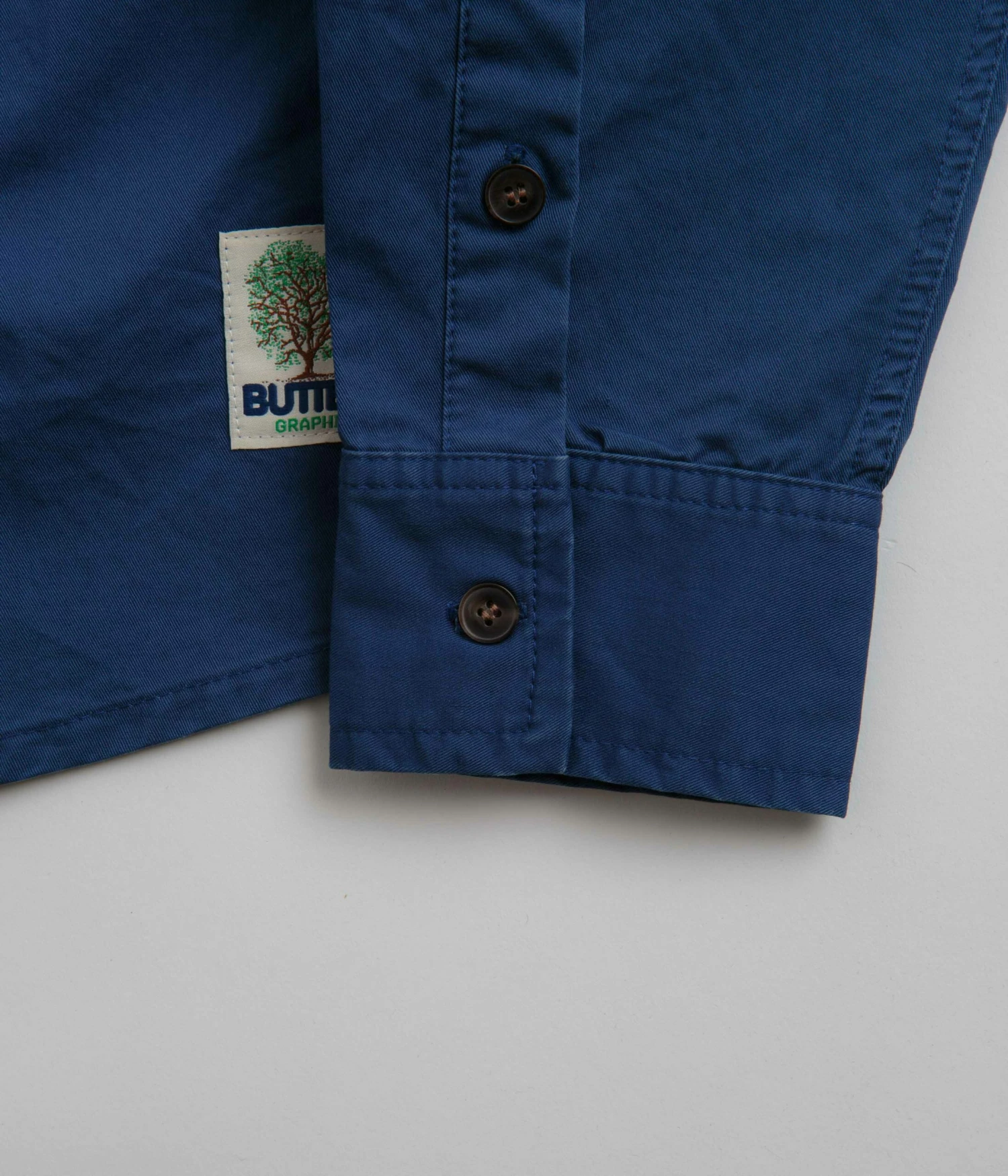 Butter Goods Washed Pocket Shirt - Work Blue 7 Butter Goods Washed Pocket Shirt - Work Blue - Image 5