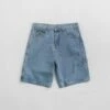 Butter Goods Weathergear Heavyweight Denim Shorts - Washed Indigo -FLATSPOT Sales butter goods weathergear heavyweight denim shorts washed indigo 1