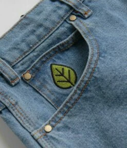 Butter Goods Weathergear Heavyweight Denim Shorts - Washed Indigo -FLATSPOT Sales butter goods weathergear heavyweight denim shorts washed indigo 7