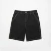 Butter Goods Work Shorts - Washed Black -FLATSPOT Sales butter goods work shorts washed black 1