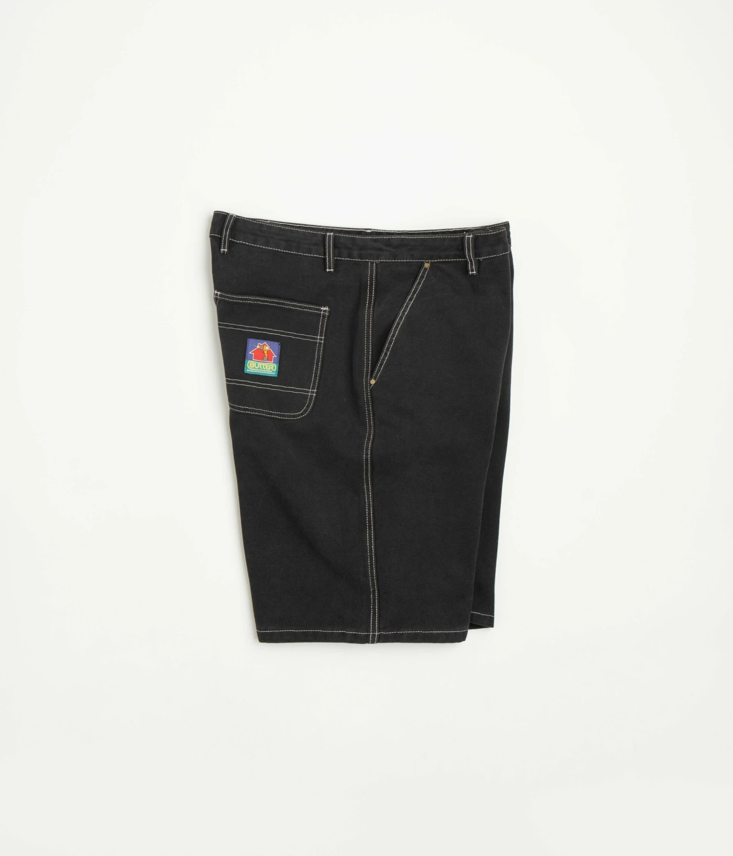 Butter Goods Work Shorts - Washed Black 4 Butter Goods Work Shorts - Washed Black - Image 2
