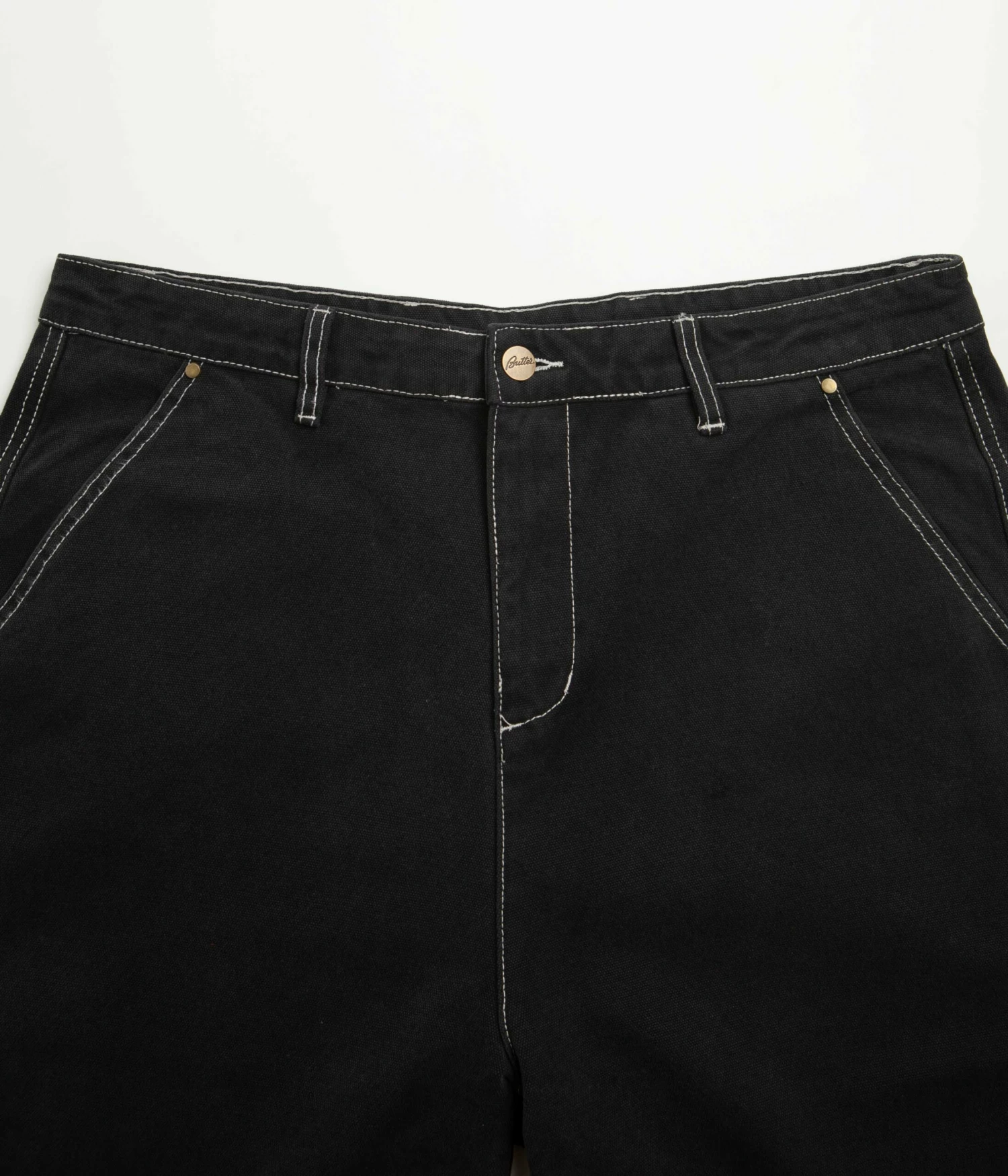 Butter Goods Work Shorts - Washed Black 6 Butter Goods Work Shorts - Washed Black - Image 4