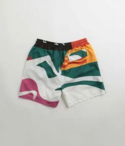 By Parra Beached In White Swim Shorts - Multi -FLATSPOT Sales by parra beached in white swim shorts multi 3