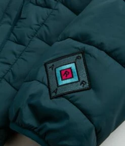 By Parra Colored Landscaped Jacket - Deep Sea Green -FLATSPOT Sales by parra colored landscaped jacket deep sea green 3