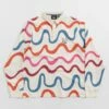 By Parra Colored Soundwave Polo Shirt - Off White -FLATSPOT Sales by parra colored soundwave polo shirt white 1