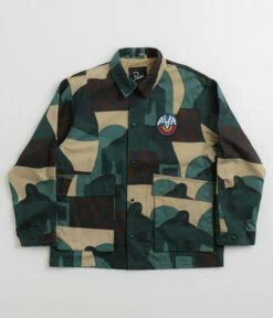 By Parra Distorted Camo Jacket - Green
