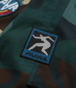 By Parra Distorted Camo Jacket - Green -FLATSPOT Sales by parra distorted camo jacket green 7