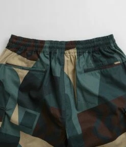 By Parra Distorted Camo Shorts - Green 14 By Parra Distorted Camo Shorts - Green -FLATSPOT Sales by parra distorted camo shorts green 6