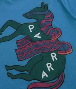 By Parra Fancy Horse T-Shirt - Azure Blue -FLATSPOT Sales by parra fancy horse t shirt azure blue 5