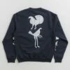 By Parra Fancy Pigeon Crewneck Sweatshirt - Midnight Blue 2 By Parra Fancy Pigeon Crewneck Sweatshirt - Midnight Blue -FLATSPOT Sales by parra fancy pigeon crewneck sweatshirt midnight blue 2
