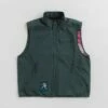 By Parra Ghost Cave Reversible Vest - Green 1 By Parra Ghost Cave Reversible Vest - Green -FLATSPOT Sales by parra ghost cave reversible vest green 1