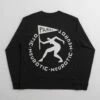 By Parra Neurotic Flag Long Sleeve T-Shirt - Black -FLATSPOT Sales by parra neurotic flag long sleeve t shirt black 1