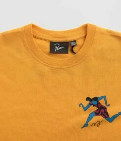 By Parra No Parking T-Shirt - Burned Yellow -FLATSPOT Sales by parra no parking t shirt burned yellow 5