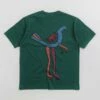By Parra Pigeon Legs T-Shirt - Castleton Green -FLATSPOT Sales by parra pigeon legs t shirt castleton green 2