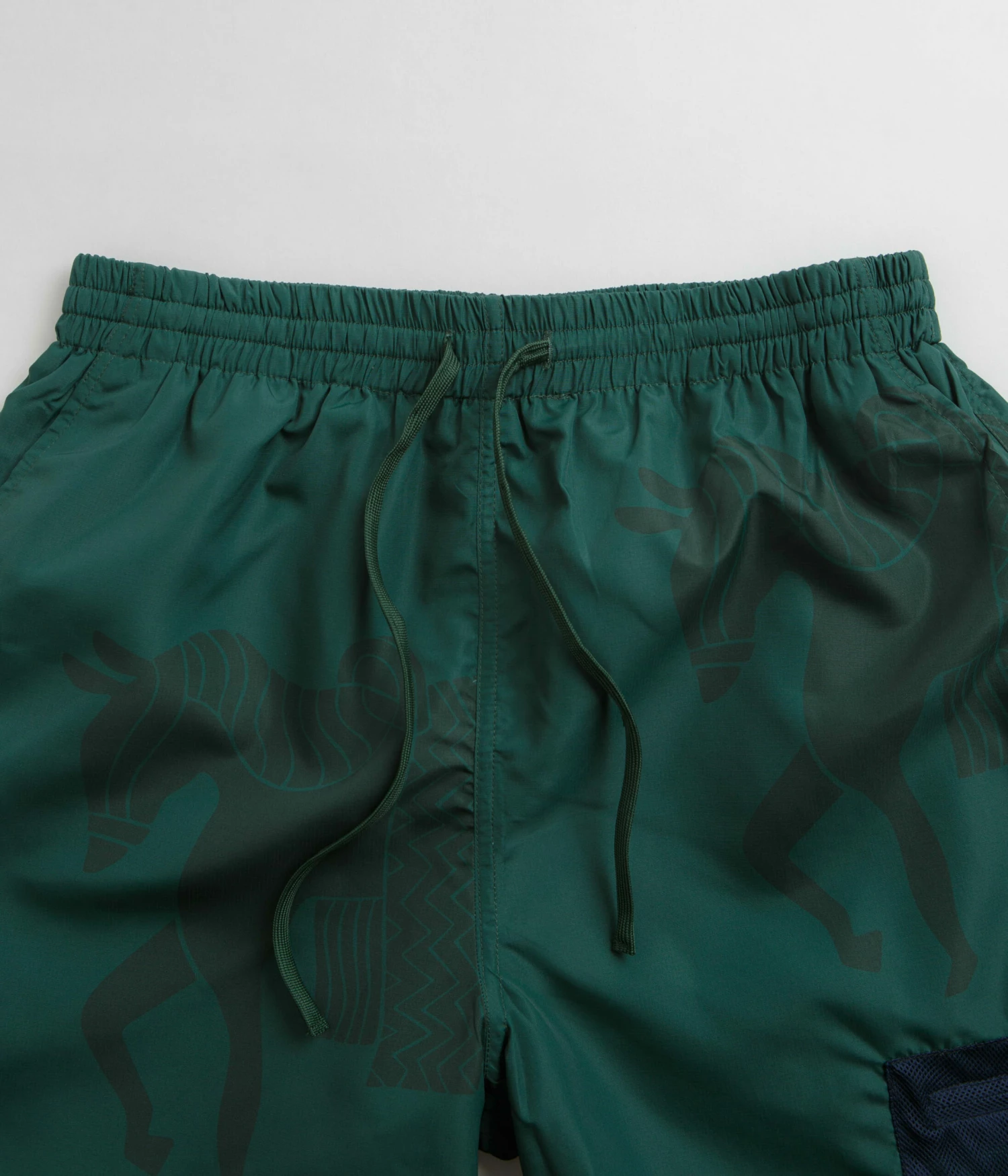 By Parra Short Horse Shorts - Pine Green 6 By Parra Short Horse Shorts - Pine Green - Image 4