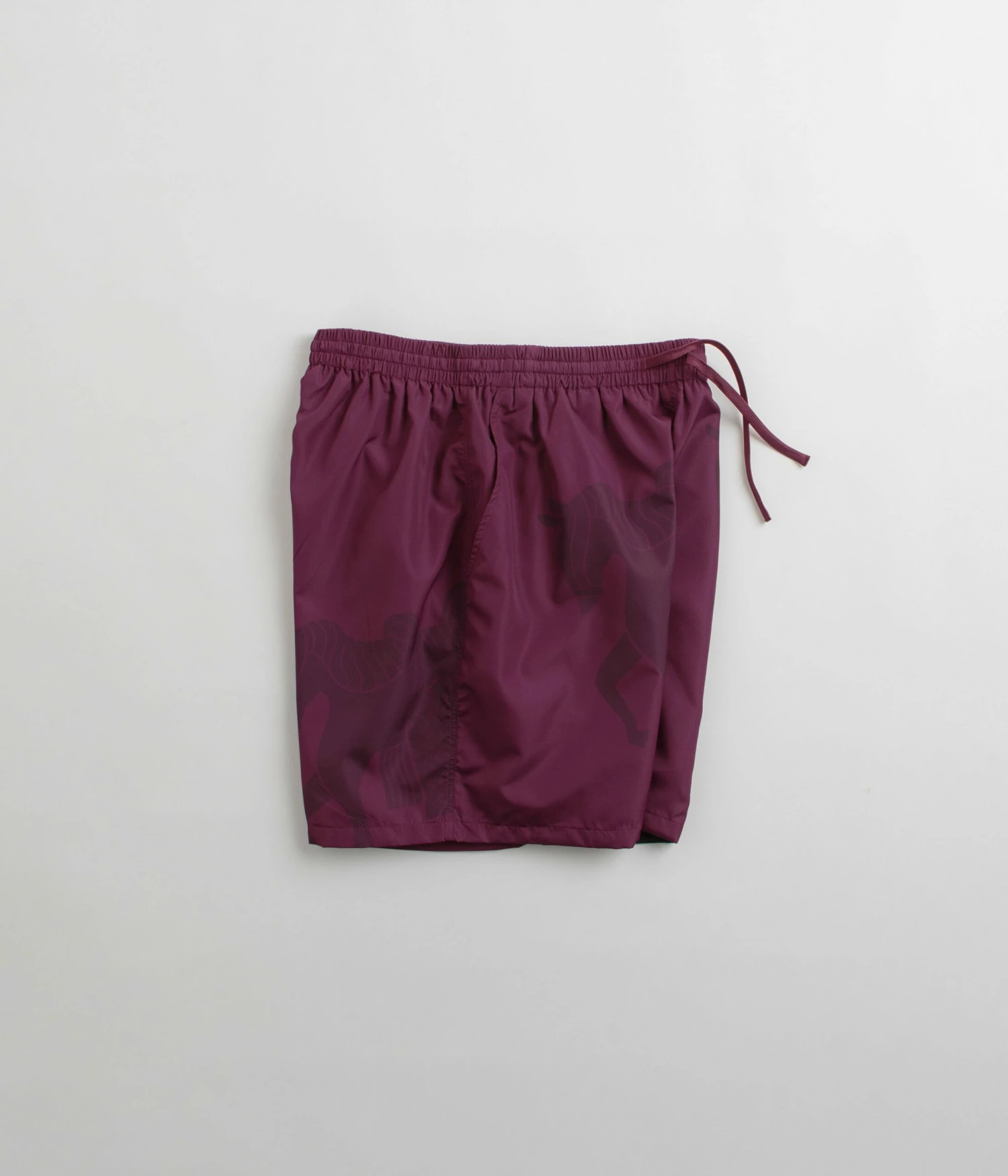 By Parra Short Horse Shorts - Tyrian Purple 4 By Parra Short Horse Shorts - Tyrian Purple - Image 2