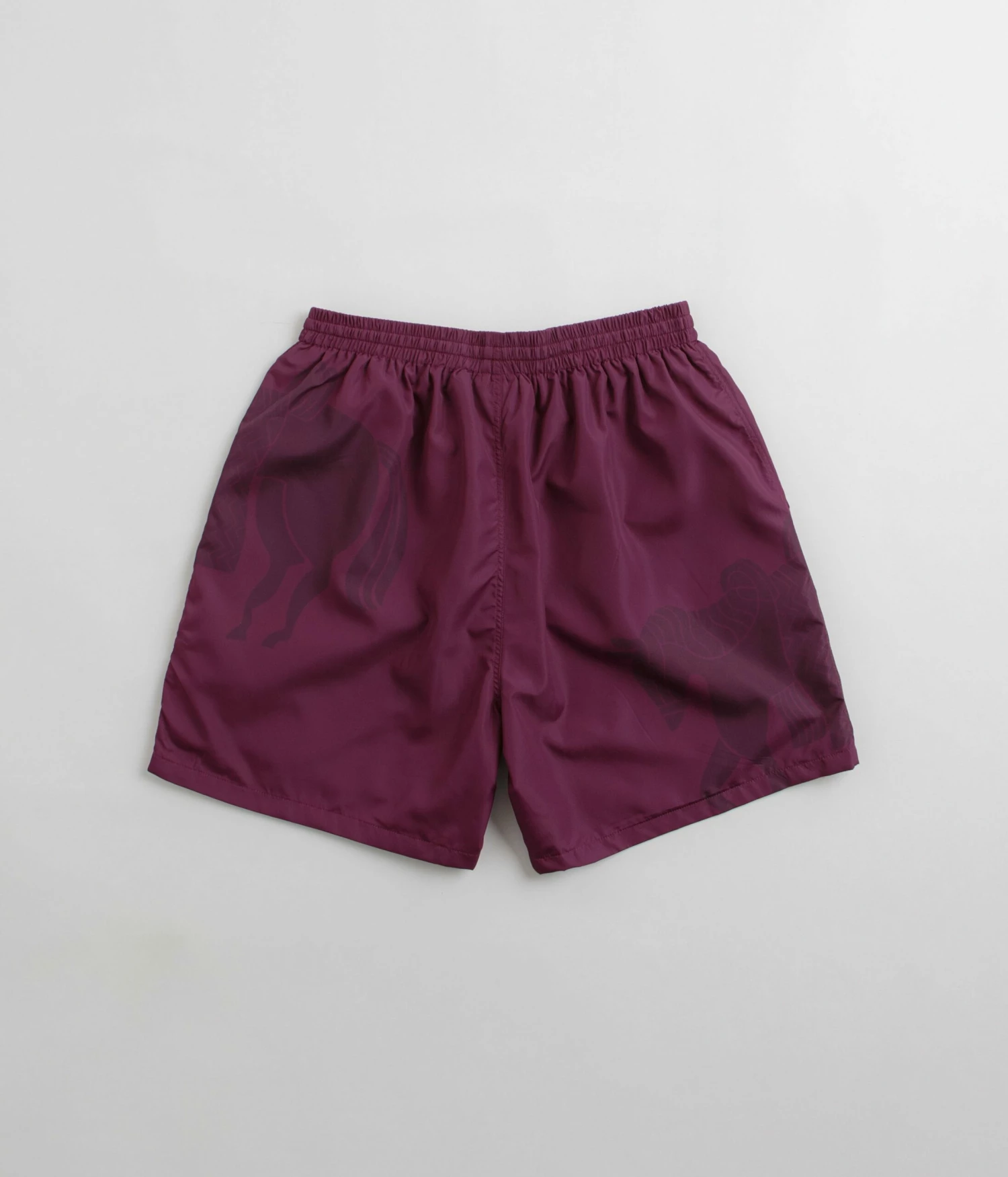 By Parra Short Horse Shorts - Tyrian Purple 5 By Parra Short Horse Shorts - Tyrian Purple - Image 3